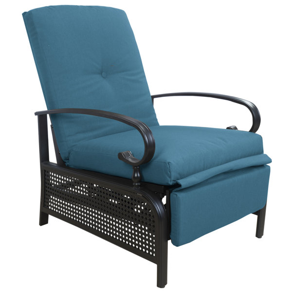 Latitude Run® Aadhira Recliner Patio Chair with Cushions & Reviews